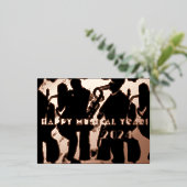 ハッピーミュージカル年2024 箔シーズンポストカード (立ち正面)