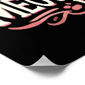 ハッピーミョーネントの日 – かわいい猫バレンタイン ポスター (角)