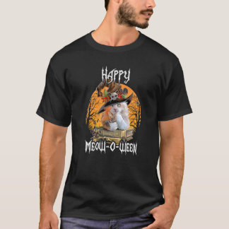 ハッピーミーウィンハロウィーンキャットパーティーかわいいコスチューム Tシャツ