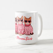 「ハッピーミーンズデイ・キャットマグカップ」 コーヒーマグカップ (正面右)