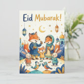 ハッピームバラクカード - 家族のお祝い シーズンカード (スタンド正面)