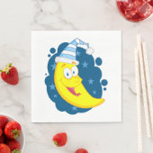 ハッピームーン顔 スタンダードランチョンナプキン (インサイチュ)