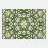 ハッピーメイリリーのパターン ラッピングペーパーシート (正面3)