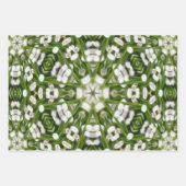 ハッピーメイリリーのパターン ラッピングペーパーシート (正面2)