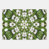 ハッピーメイリリーのパターン ラッピングペーパーシート (正面)