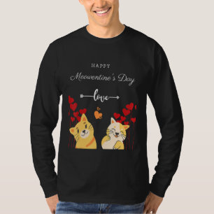 ハッピーメオウェンティンおもしろいSデイバレンタインデーL Tシャツ