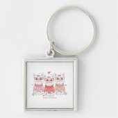 ハッピーメオウェンティンズデイキャット キーホルダー (正面)