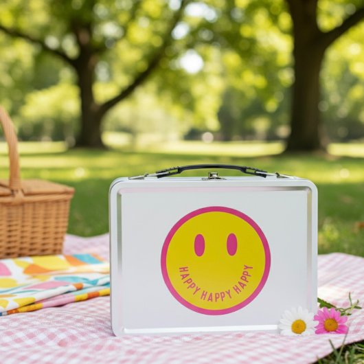 ハッピーメタルランチボックス メタルランチボックス