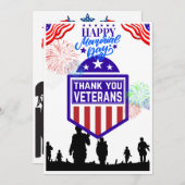 ハッピーメモリアルデーサンキューカード! サンキューカード (正面/裏面)