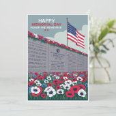 ハッピーメモリアルデーベトナム戦争退役軍人 シーズンカード (スタンド正面)