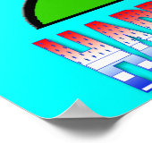 ハッピーメモリアルデー – フラッググラストーンポスター ポスター (角)