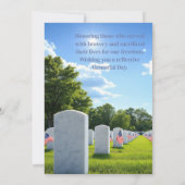 ハッピーメモリアルデー 招待状 (裏面)