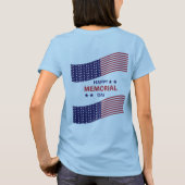 ハッピーメモリアルデーTシャツ Tシャツ (裏面)