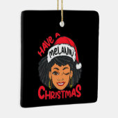 ハッピーメラニンメリークリスマスX – マスブラックシスタ セラミックオーナメント (右)