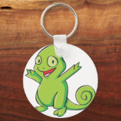 ハッピーメラーズカメレオン漫画 キーホルダー (正面)