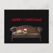 ハッピーメリークリスマスおもしろい皮肉はがき シーズンポストカード (正面)