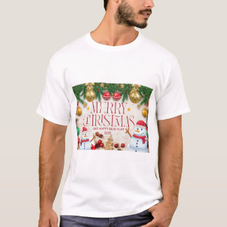 ハッピーメリークリスマスTシャツ Tシャツ
