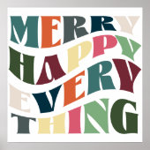 ハッピーメリー全てのグルービーホリデークリスマス ポスター (正面)