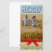 ハッピーメリー応援ブラックブロック – フォトカード シーズンカード (正面/裏面)