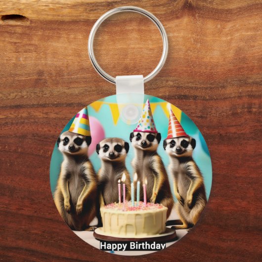 ハッピーメルカット誕生日 キーホルダー (裏面)