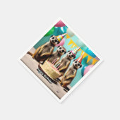 ハッピーメルカット誕生日 スタンダードカクテルナプキン (角)