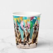 ハッピーメルカット誕生日 紙コップ (右)