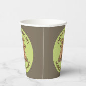 ハッピーメルカパーソナライズされたツ誕生日の漫画 紙コップ (右)