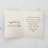 ハッピーメーダーズデイかわいい猫ママ母の日 カード (内部)