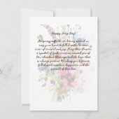 ハッピーメーデーカスタムフローラ カード (裏面)