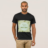 ハッピーメーデーデザイン Tシャツ (正面フル)