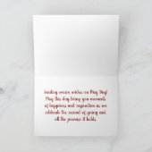 ハッピーメーデー カード (内部)