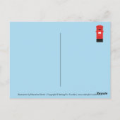 ハッピーメール – かわいい投稿 ポストカード (裏面)