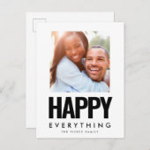 ハッピーモダンオールスクエア写真 ポストカード (正面/裏面)