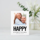 ハッピーモダンオールスクエア写真 ポストカード (スタンド正面)