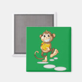 ハッピーモンキー マグネット (正面/裏面)