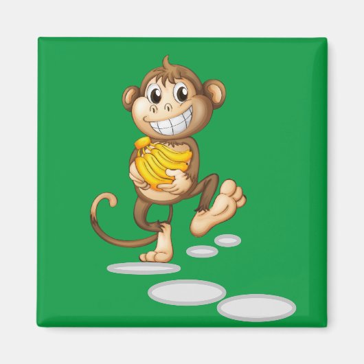 ハッピーモンキー マグネット (正面)