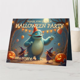 ハッピーモンスターのハロウィンパーティー カード