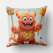 ハッピーモンスターキャンディライトデザイン クッション (裏面)
