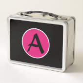 ハッピーモンスターグラフィティDIYイニシャルメタル弁当箱 メタルランチボックス (裏面)