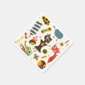 ハッピーモンスターズ スタンダードカクテルナプキン (角)
