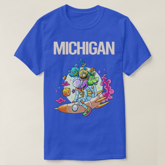 ハッピーモンスターズ・ミシガン Tシャツ (デザイン正面)