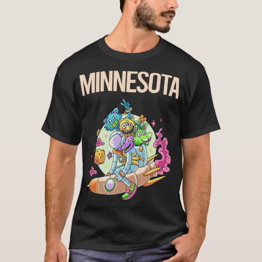 ハッピーモンスターズ – ミネソタ Tシャツ (正面)