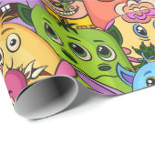 ハッピーモンスターズ ラッピングペーパー (ロールコーナー)