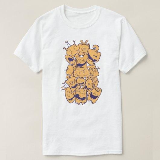 ハッピーモンスターズ Tシャツ (デザイン正面)