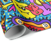 ハッピーモンスター包装紙 ラッピングペーパー (ロールコーナー)