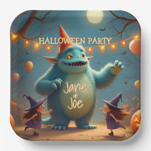 ハッピーモンスター・ハロウィンパーティー・フォー・キッズ ペーパープレート