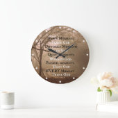ハッピーモーメントスパースゴッド引用文 ラージ壁時計 (ホーム)