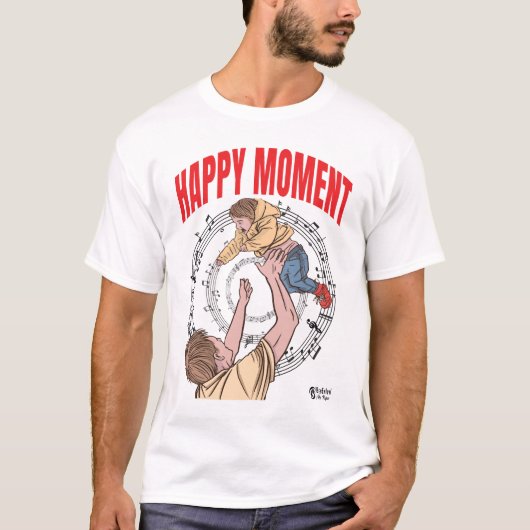 ハッピーモーメントホワイト Tシャツ (正面)