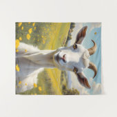 ハッピーヤギ鮮やかバターカップメドウ タペストリー (正面(横))