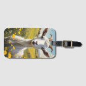 ハッピーヤギ鮮やかバターカップメドウ ラゲッジタグ (正面横)